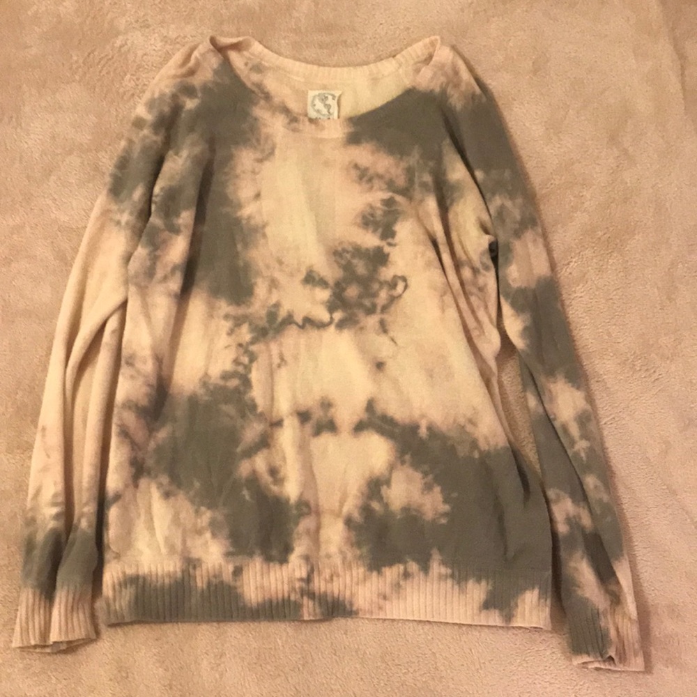 Blue Life Tye Dye Lightweight Sweater